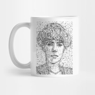 GERTRUDE BELL pencil portrait .1 Mug